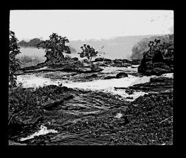 River in flood.