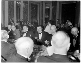 Johannesburg, February 1941. Mr Watermeyer farewell dinner in the Blue Room at Park Station.