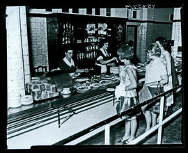 Johannesburg, 1966. Staff restaurant at Johannesburg station.