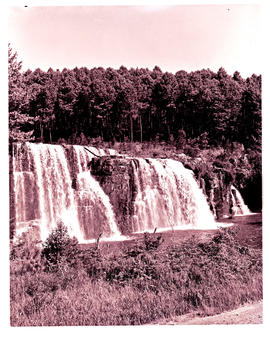 "Graskop district, 1972.    Graskop waterfall."