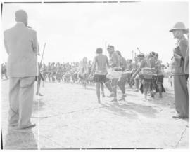Eshowe, 19 March 1947. Zulu dancing.