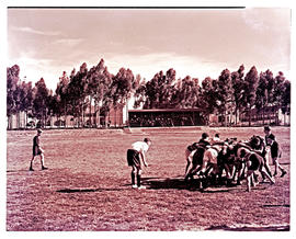 "Uitenhage, 1947. Muir College sports grounds."