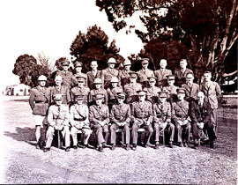 Johannesburg, August 1941. Brigadier Hoffe inspecting First Docks Company at Mapleton.