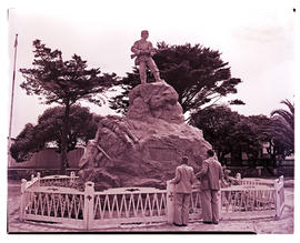 Swakopmund, South-West Africa, 1952. Herero war memorial.