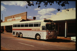 
SAR Silver Eagle tour bus in town.
