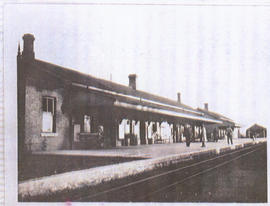 Railway station.