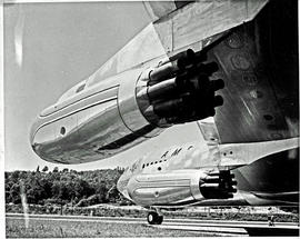 
American Airlines Boeing 707 engines.
