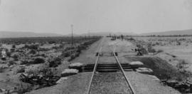 Renosterkop, 1895. Railway lines with culvert in the foreground. (EH Short)