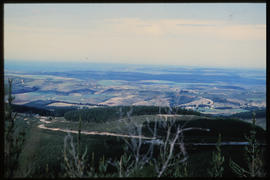 Mossel Bay, October 1981. Town on the horizon. [T Robberts]