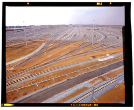 Bapsfontein, October 1982. View of Sentrarand marshalling yard. [D Dannhauser]