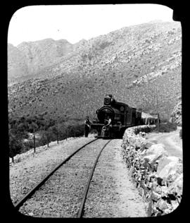 De Doorns. Train in the Hex River Pass.