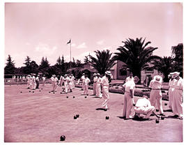 Springs, 1954. Bowling at country club.