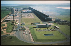 Richards Bay, November 1979. Alusaf aluminium refinery. [D Dannhauser]