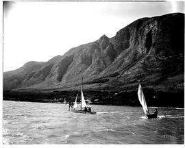 Hermanus, 1955. Yachting on the lagoon.