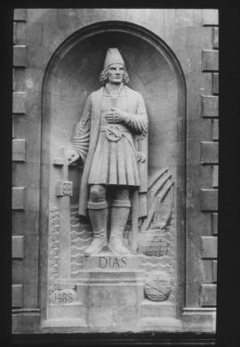 England. Statue of Bartholomew Diaz at South Africa House, London.