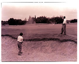 Springs, 1946. Golfing at the country club.