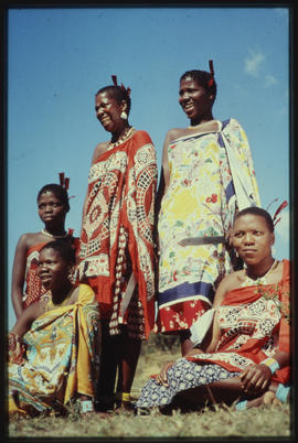 Group of women in traditional dress.