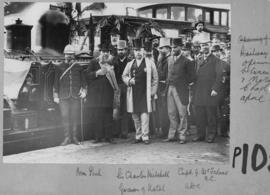 Durban, 7 April 1891. President Paul Kruger's visit after official opening of railway line with S...