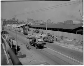 Johannesburg, circa 1950. Harrison Street bridge.