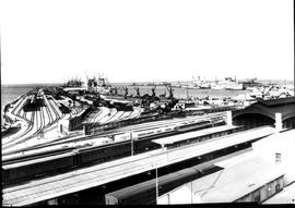 Port Elizabeth, 1938. Marshalling yards and Charl Malan quay.