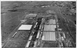 Pretoria. Aerial view of Koedoespoort workshops.