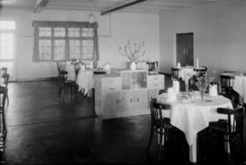 Richards Bay, 1935. Interior of a mess hall / dining room.