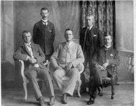 
Railway officers of the CGR Rhodesia system with JR More seated on the left. (Donated Mrs J C Pa...