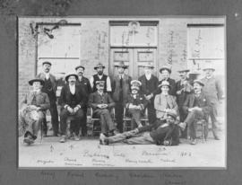 Pretoria, 1903. Station staff at Pretoria West station.