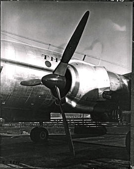 
Lockheed Constellation reversible propeller.  The Flying Dutchman.
