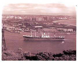 Durban, 1968. The 'Persian Cambyses' entering Durban Harbour.