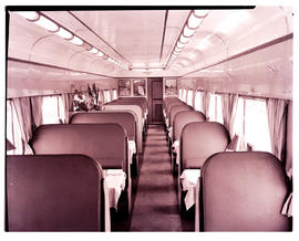 "1958. SAR. Blue Train dining car."