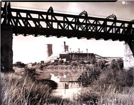 "Colenso, 1949. Power station seen from railway bridge."