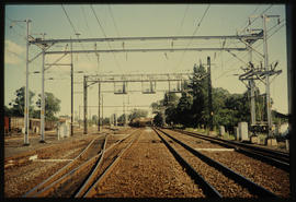 Railway station.