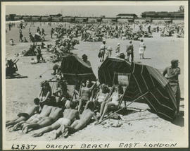 East London, 1954. Orient bathing beach