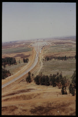Bapsfontein, October 1981. Aerial view of Sentrarand marshalling yard. [J Etsebeth]