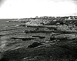 Hermanus, 1948. Rugged coastline.