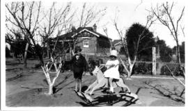 Children playing in garden. (Donated by Mrs MCG Smith of Utrecht)