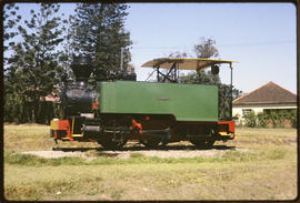 Natal, April 1966. Natal Estates steam locomotive with unreadable name.