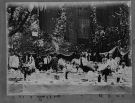 Groot Drakenstein, 1908. CGR catering staff.