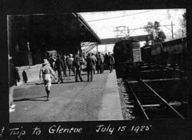 Glencoe, 15 July 1925. Train at station platform. (Album on Natal electrification)