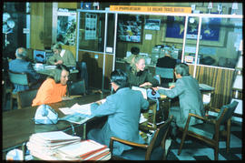 Johannesburg, February 1974. SAS Travel Bureau at railway station. [D Dannhauser]