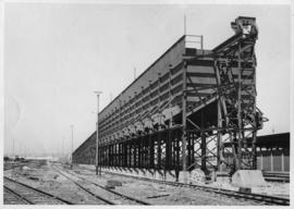 Port Elizabeth. Coal bunker at Sydenham locomotive depot.