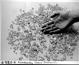 "Kimberley, 1956. Uncut diamonds."
