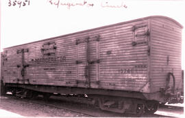 
SAR bogie refrigerator wagon with end ice bunkers Type L-2 No 10746.
