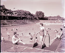 "Nelspruit, 1954. Municipal swimming pool."
