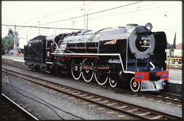 October 1989. SAR Class 16E No 858. Although this engine carried the un-official name 'Betty' she...