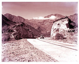 "Ceres district, 1950. Road cutting in Michell's Pass."
