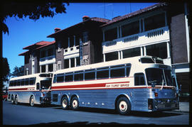 
SAR Silver Eagle tour bus at Imperial Hotel. SAR Tourist Service.
