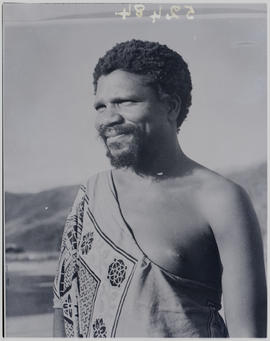 
Paramount Chief Sobhuza II of Swaziland.
