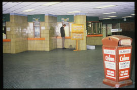 Durban. Booking office at railway station.